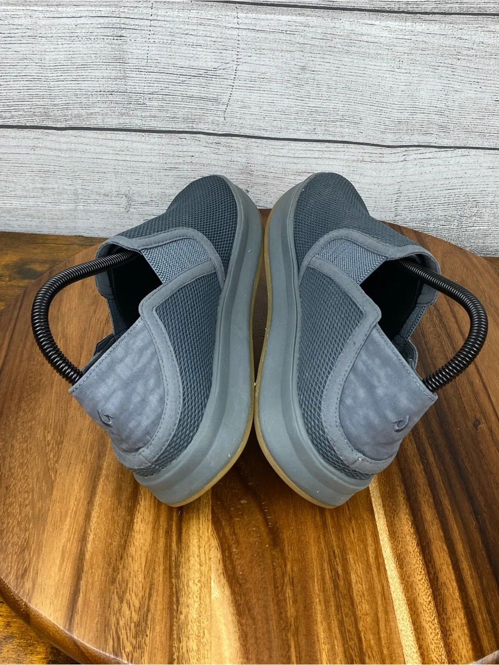 OluKai Ki'ihele Women's Slate Gray Slip On Sneaker Loafer Shoe Size 9 EU 39